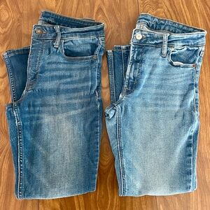 Set of Old Navy Rockstar Super Skinny Jeans